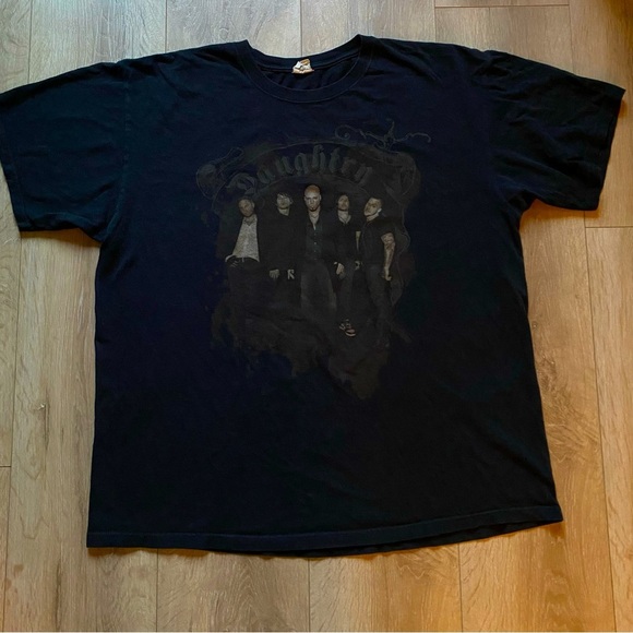Vintage Y2K Daughtry Anvil Concert Teeshirt 2010 Baltimore MD, Boston - Picture 1 of 8